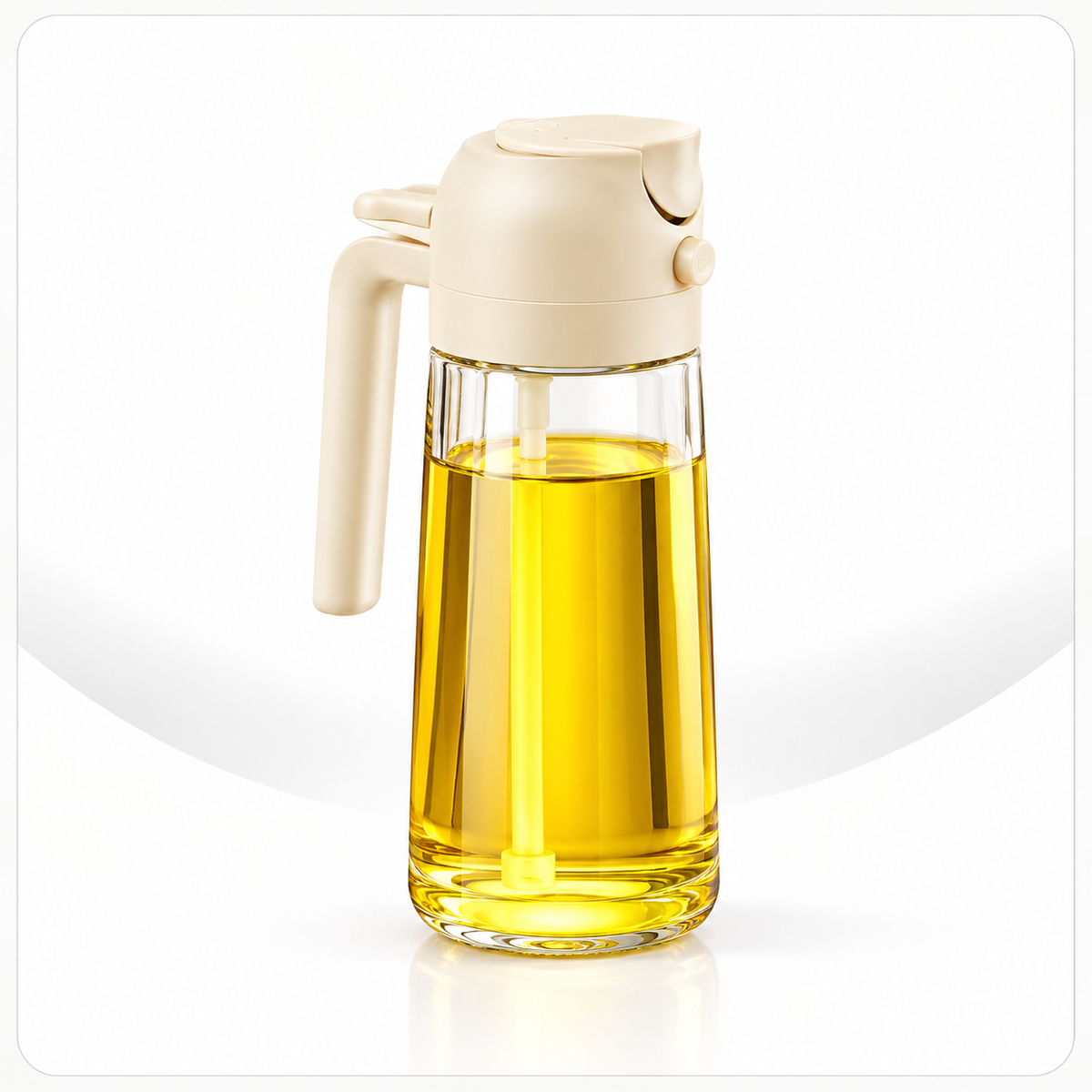 2-in-1 Oil Spray Bottle – Fine Mist & Pour Dispenser