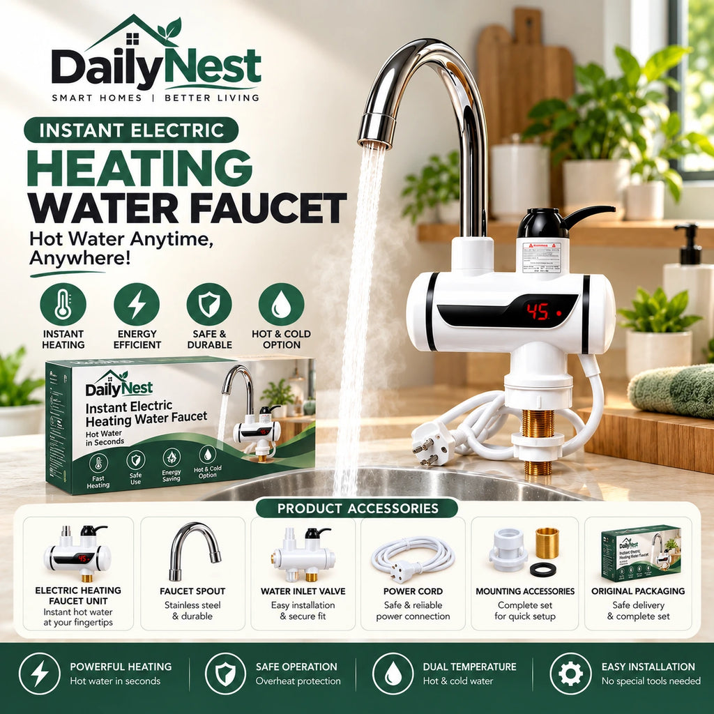 Instant Electric Heating Water Tap – Hot Water in Seconds