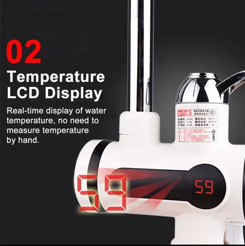 Instant Electric Heating Water Tap – Hot Water in Seconds